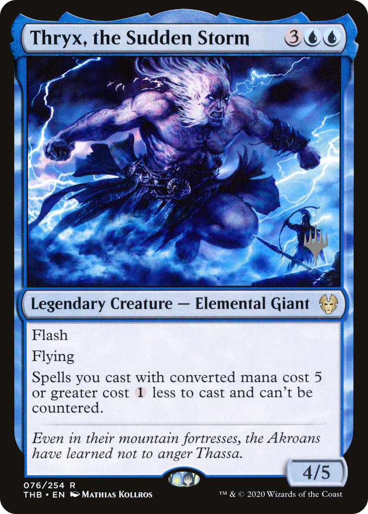 Thryx, the Sudden Storm (PPTHB-076) [Promo Pack: Theros Beyond Death Promos]