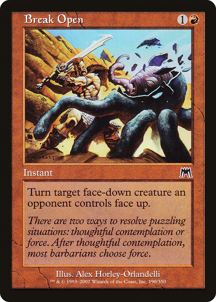Break Open (ONS-190) [Onslaught] Foil