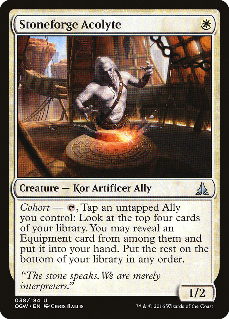 Stoneforge Acolyte (OGW-038) [Oath of the Gatewatch] Foil