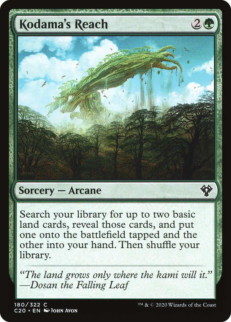 Kodama's Reach (C20-180) [Commander 2020]