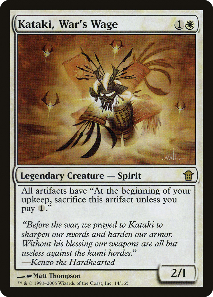 Kataki, War's Wage (SOK-014) [Saviors of Kamigawa] Foil