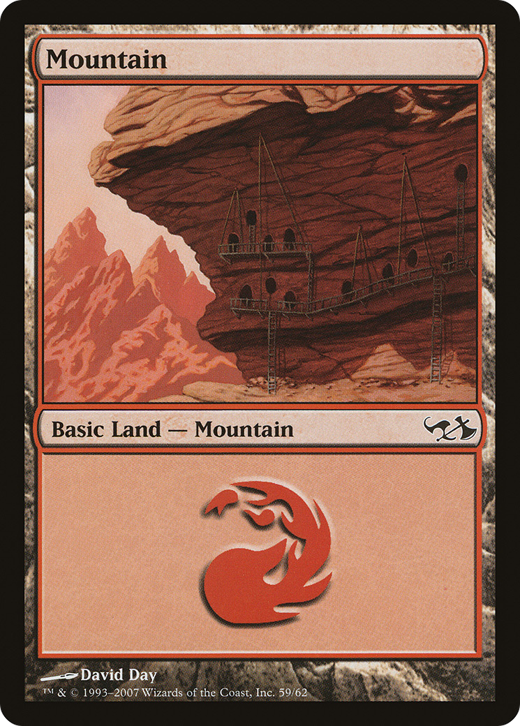 Mountain (EVG-059) [Duel Decks: Elves vs. Goblins]