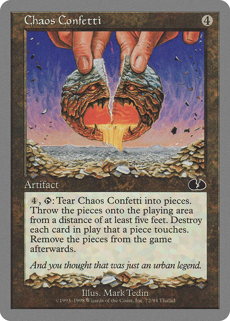 Chaos Confetti (UGL-072) [Unglued]