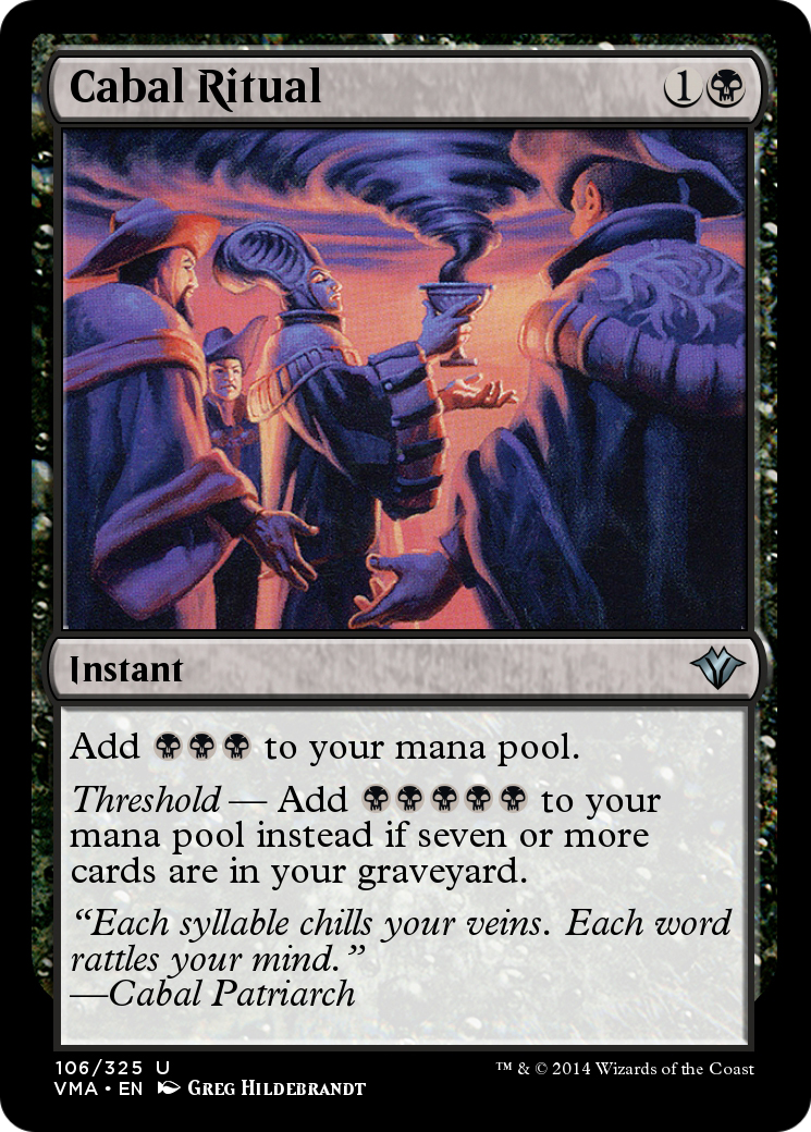 Cabal Ritual (VMA-106) [Vintage Masters] Foil