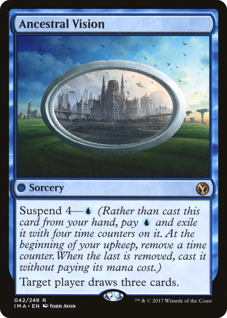 Ancestral Vision (IMA-042) [Iconic Masters] Foil