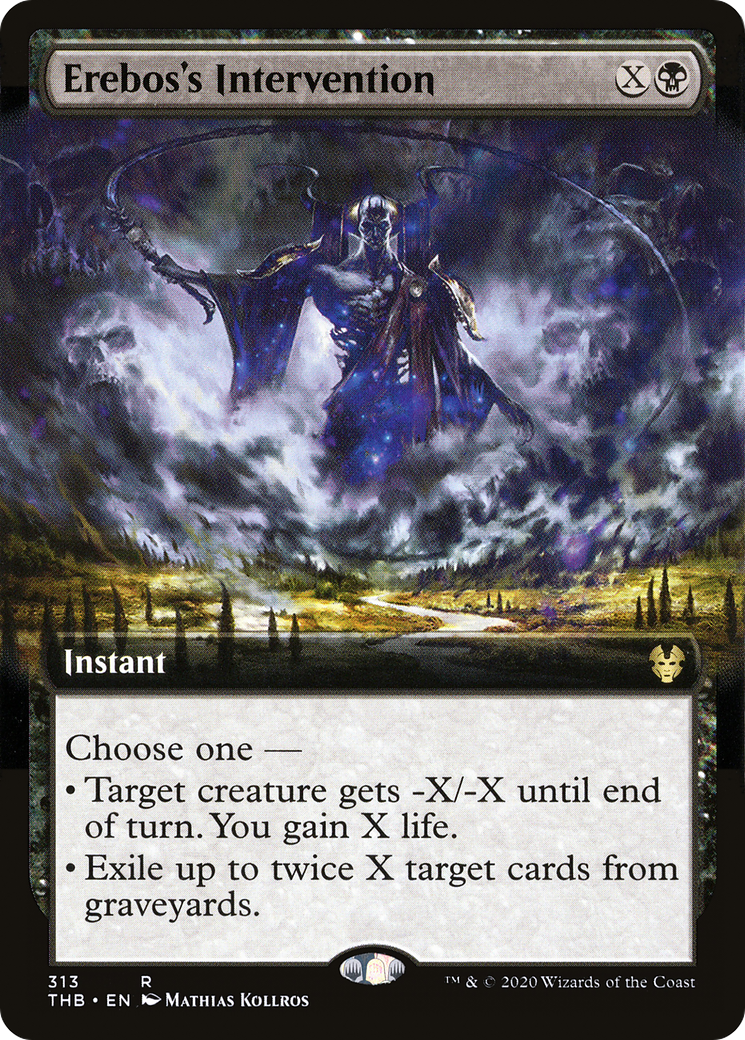 Erebos's Intervention (Extended Art) (THB-313) [Theros Beyond Death]