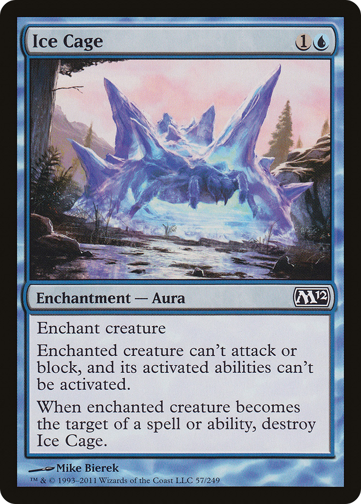 Ice Cage (M12-057) [Magic 2012] Foil