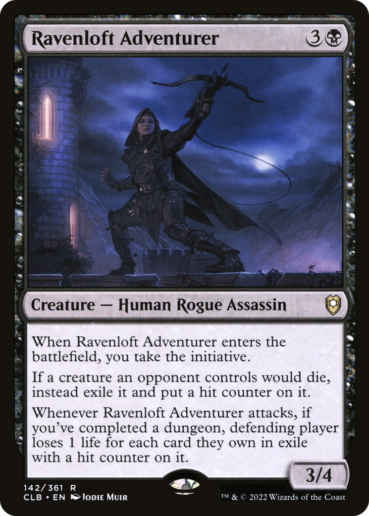 Ravenloft Adventurer (CLB-142) [Commander Legends: Battle for Baldur's Gate] Foil