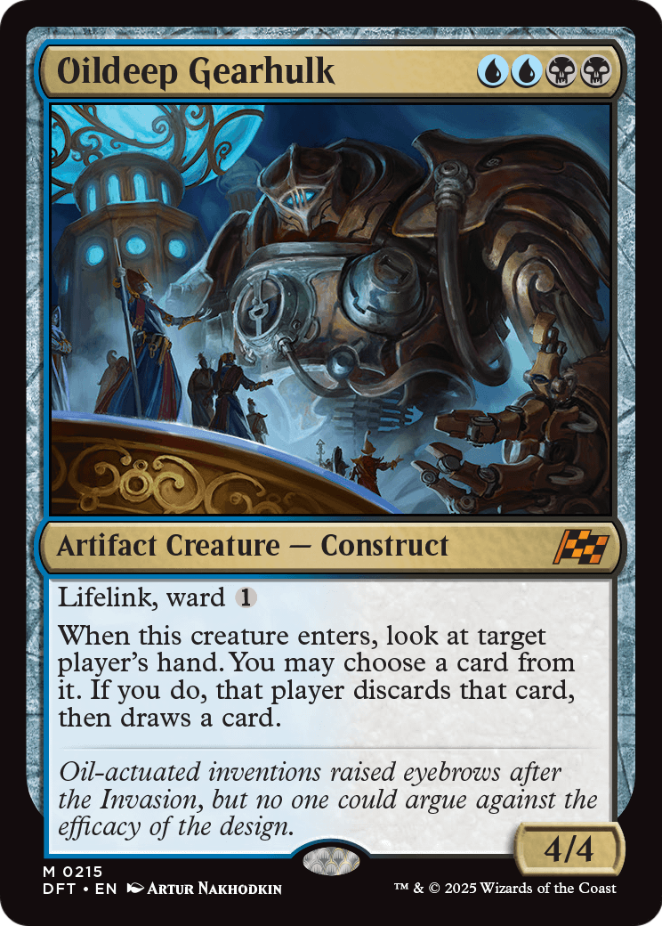 Oildeep Gearhulk (DFT-215) [Aetherdrift] Foil
