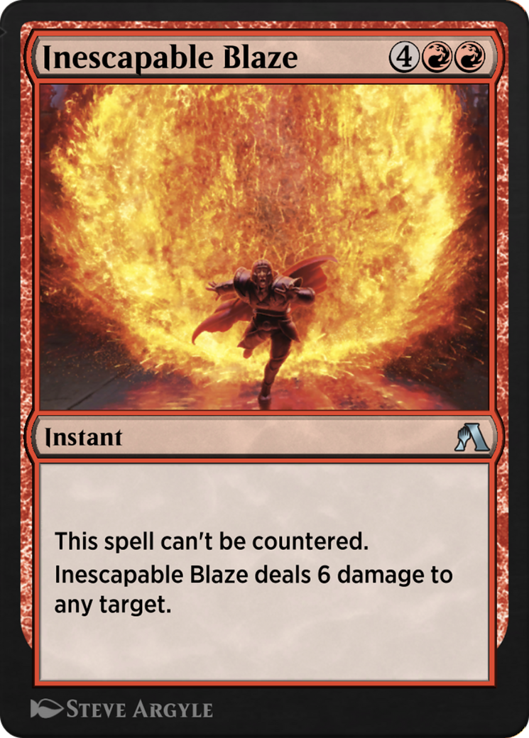 Inescapable Blaze (ANB-076) [Arena Beginner Set]