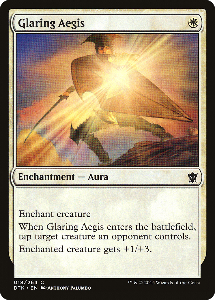 Glaring Aegis (DTK-018) [Dragons of Tarkir]