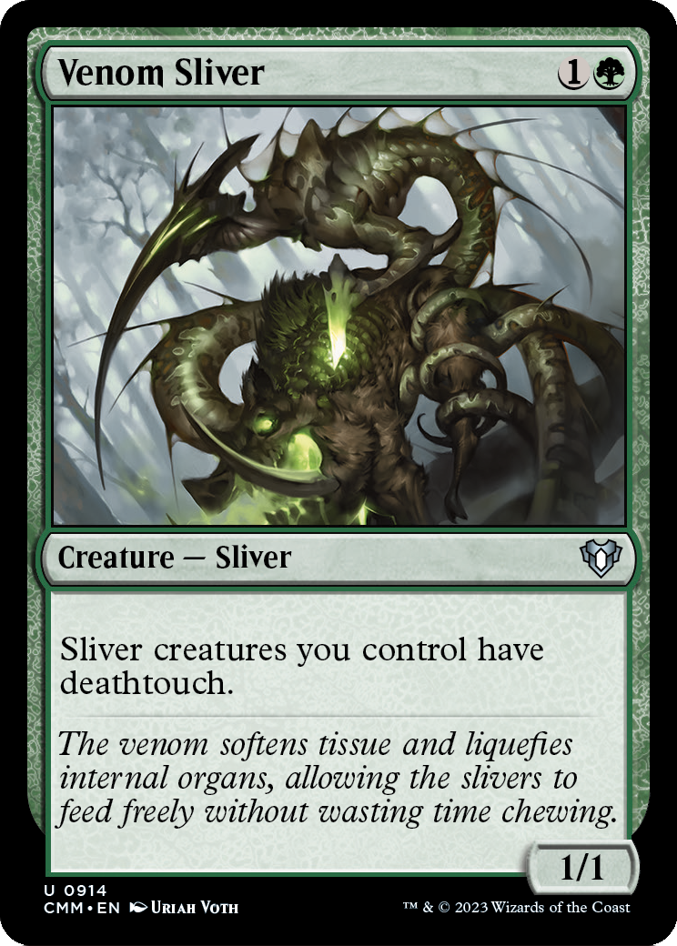 Venom Sliver (CMM-914) [Commander Masters]