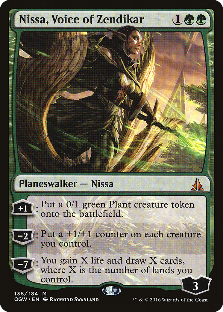 Nissa, Voice of Zendikar (OGW-138) [Oath of the Gatewatch] Foil