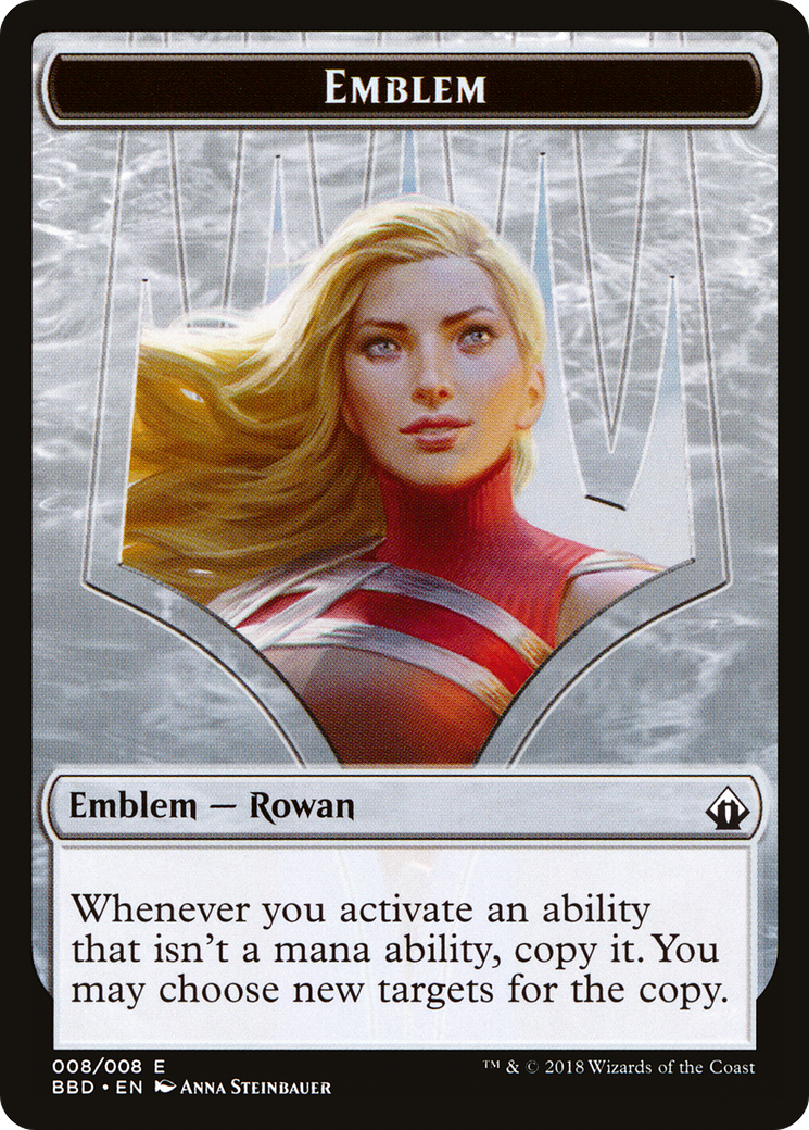 Emblem - Rowan Kenrith (BBD-008) [Battlebond Tokens]