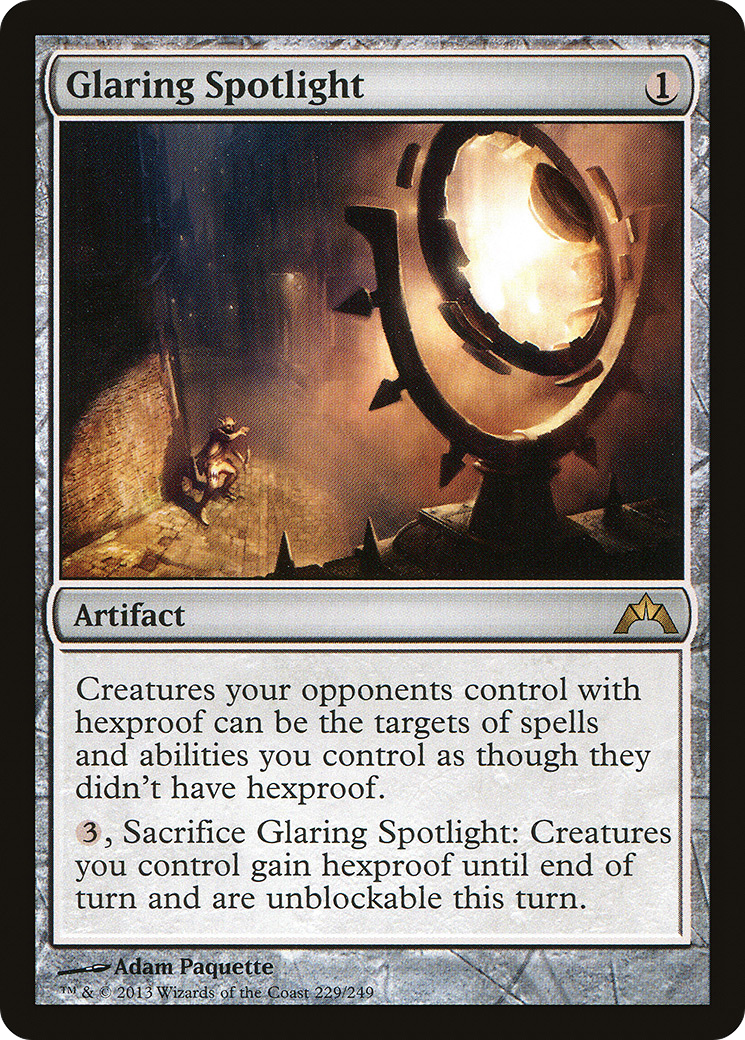 Glaring Spotlight (GTC-229) [Gatecrash] Foil