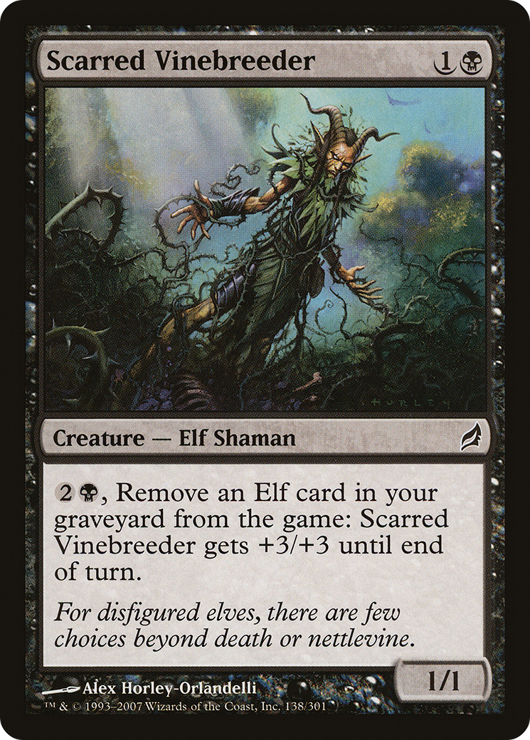Scarred Vinebreeder (LRW-138) [Lorwyn]
