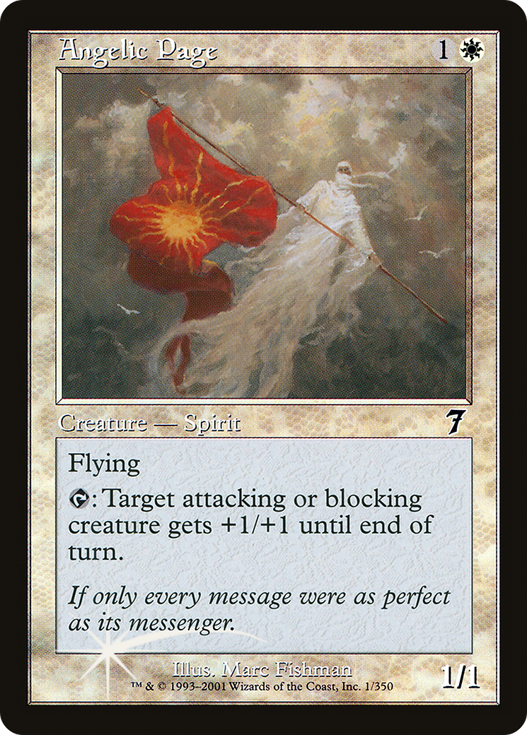 Angelic Page (7ED-01★) [7th Edition] Foil