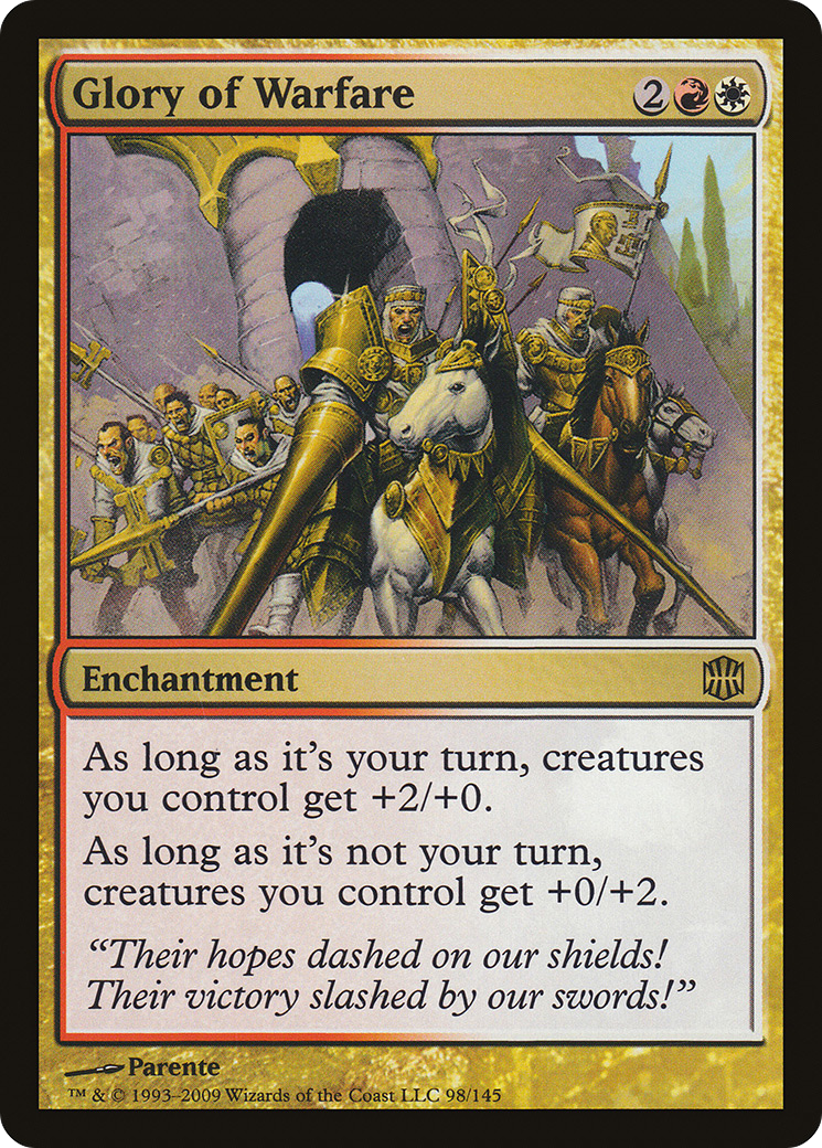 Glory of Warfare (ARB-098) [Alara Reborn] Foil