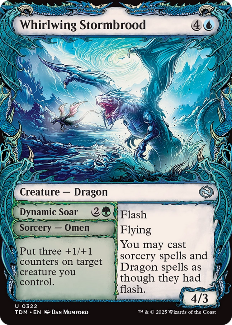 Whirlwing Stormbrood (Showcase) (TDM-322) [Tarkir: Dragonstorm]