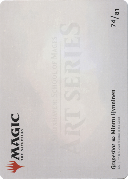 Grapeshot // Grapeshot (ASTX-074) (Borderless) [Strixhaven Art Series] Foil