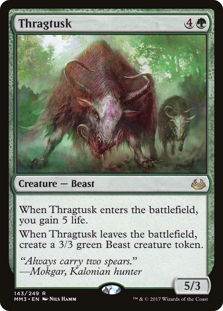 Thragtusk (MM3-143) [Modern Masters 2017] Foil