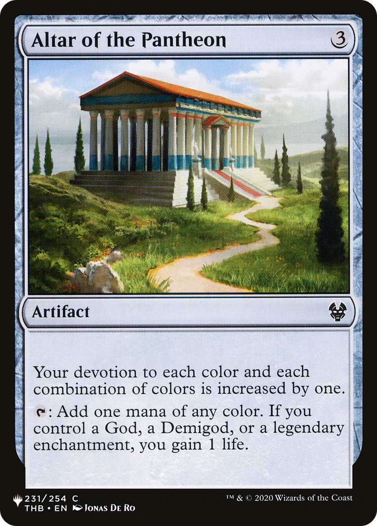 Altar of the Pantheon (LIST-THB-231) [The List]