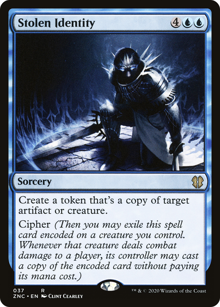 Stolen Identity (ZNC-037) [Zendikar Rising Commander]