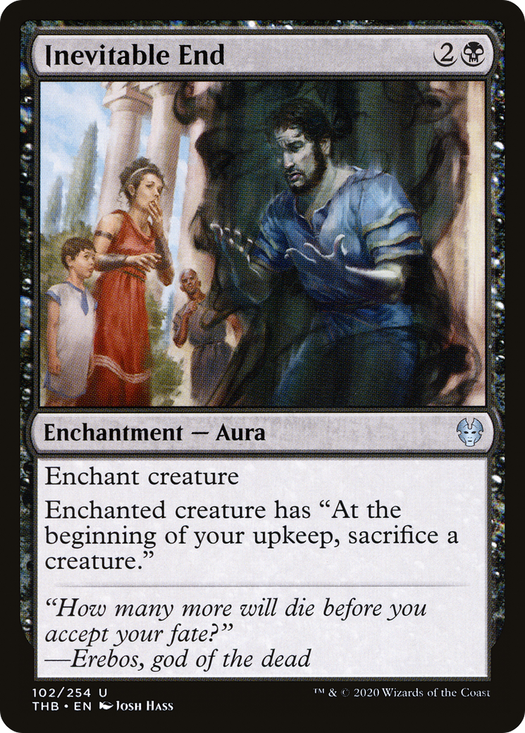 Inevitable End (THB-102) [Theros Beyond Death] Foil