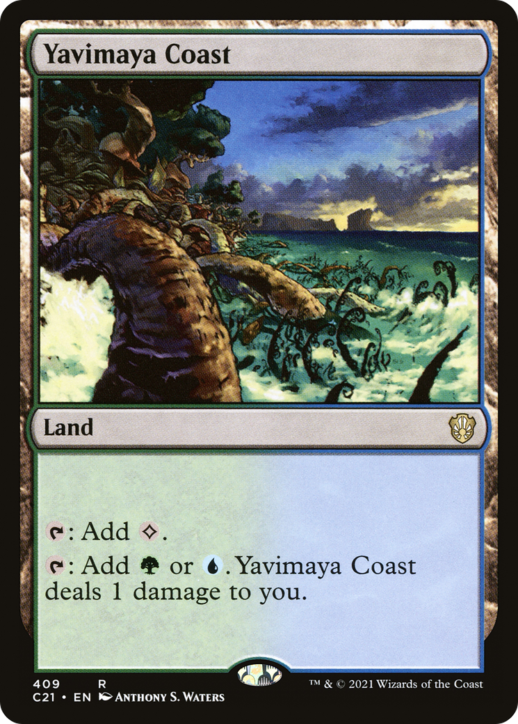 Yavimaya Coast (C21-409) [Commander 2021]