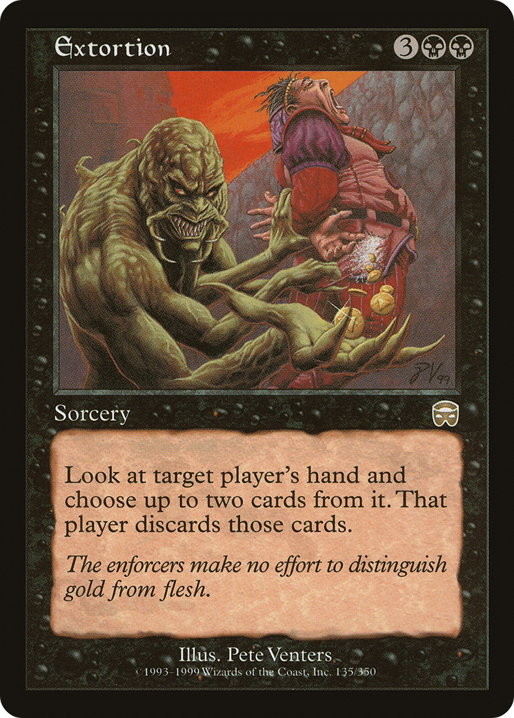 Extortion (MMQ-135) [Mercadian Masques]