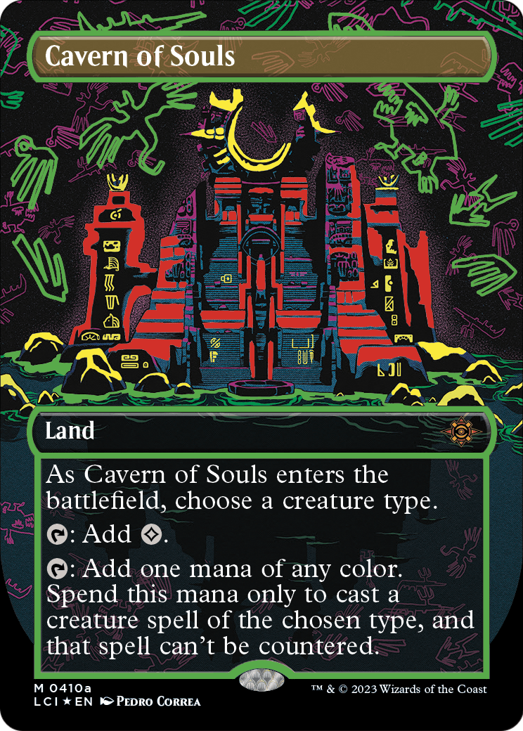 Cavern of Souls (LCI-410A) (Borderless) [The Lost Caverns of Ixalan] Foil