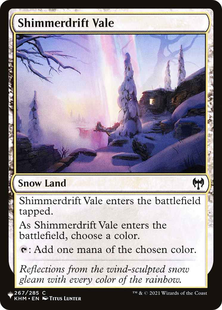 Shimmerdrift Vale (LIST-KHM-267) [The List]