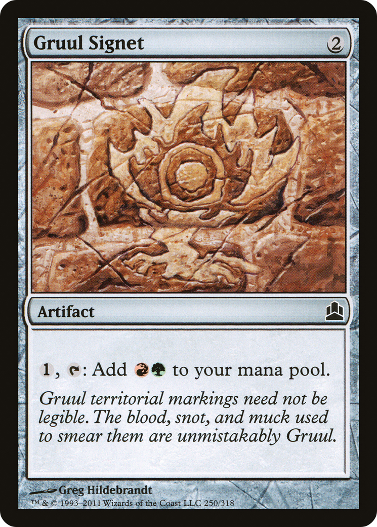Gruul Signet (CMD-250) [Commander 2011]