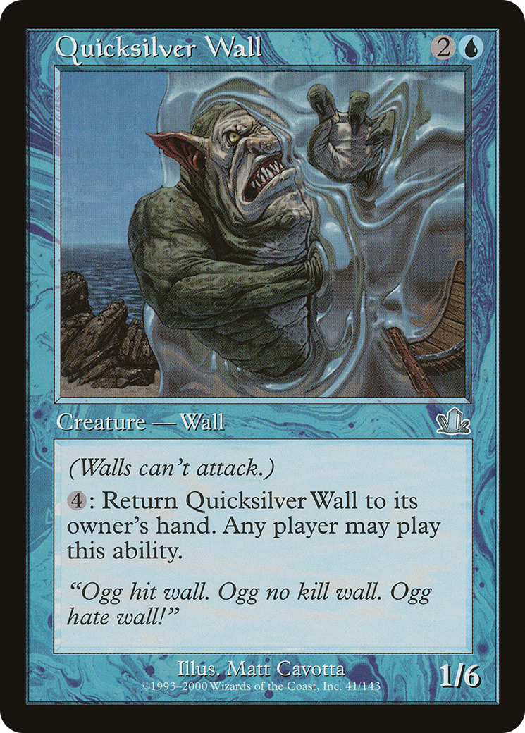 Quicksilver Wall (PCY-041) [Prophecy] Foil