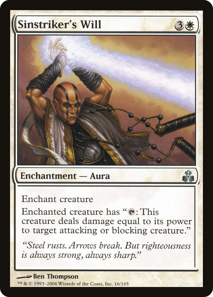 Sinstriker's Will (GPT-016) [Guildpact]