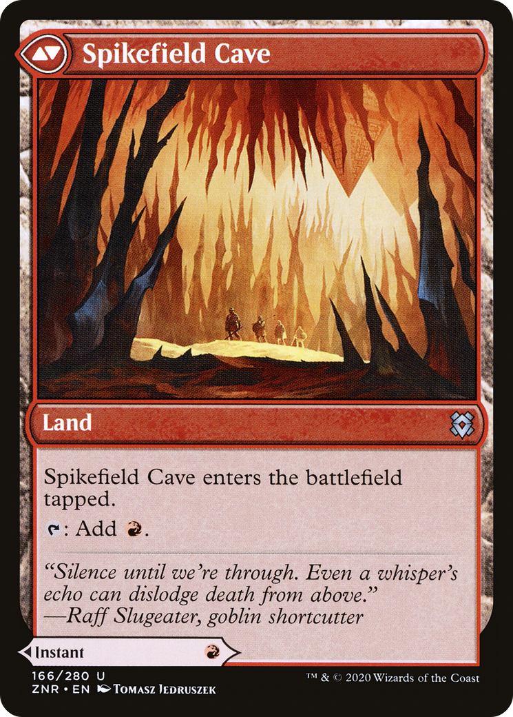 Spikefield Hazard (ZNR-166) [Zendikar Rising] Foil