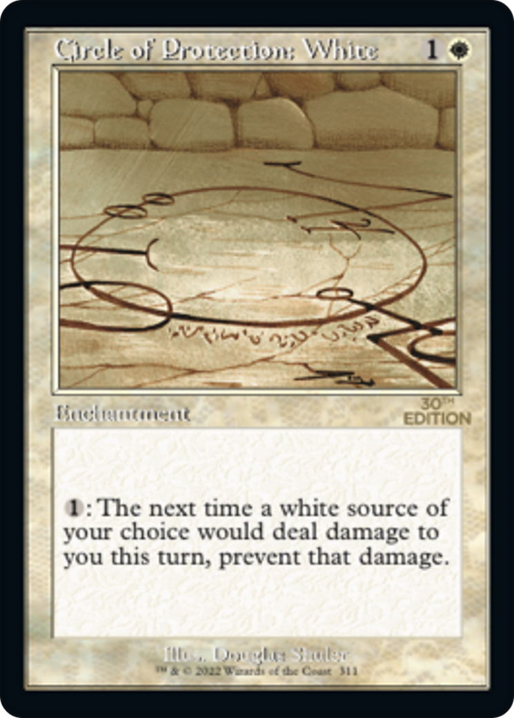 Circle of Protection: White (Retro Frame) (30A-311) [30th Anniversary Edition]