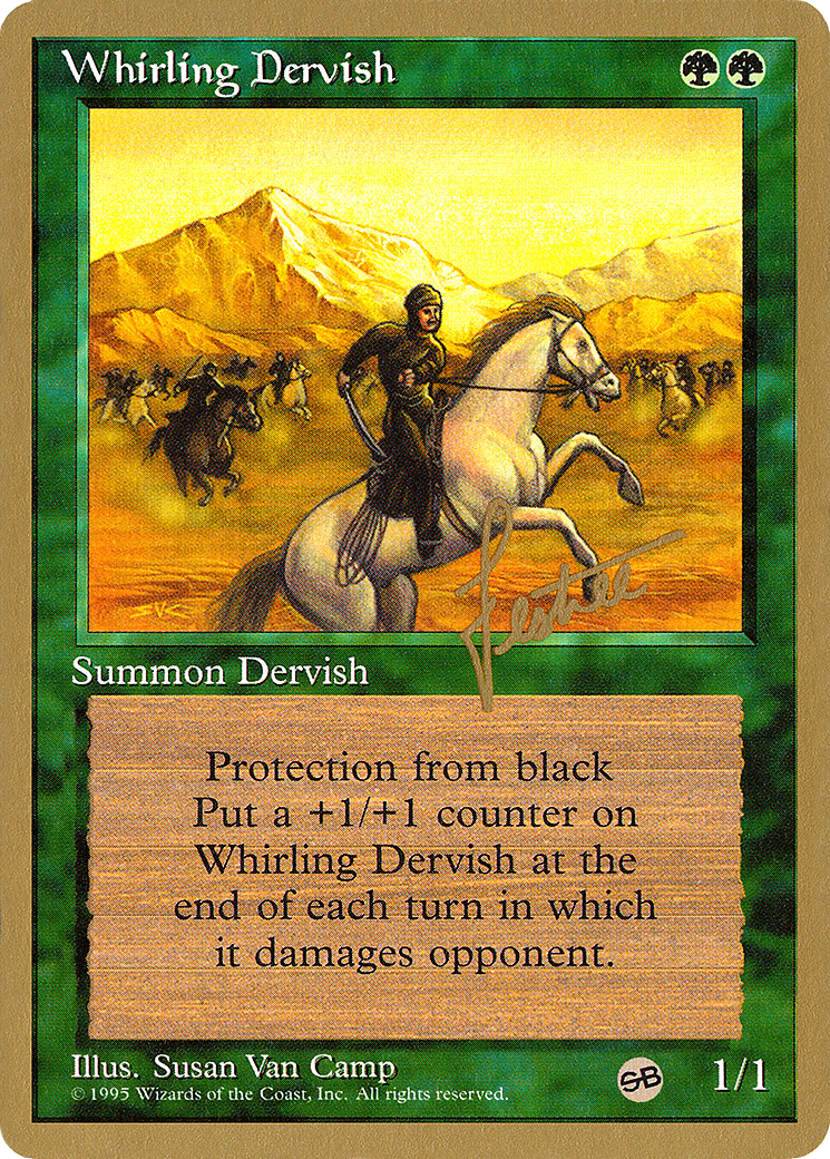 Whirling Dervish - 1996 Bertrand Lestree (4ED) (SB) [Pro Tour Collector Set]