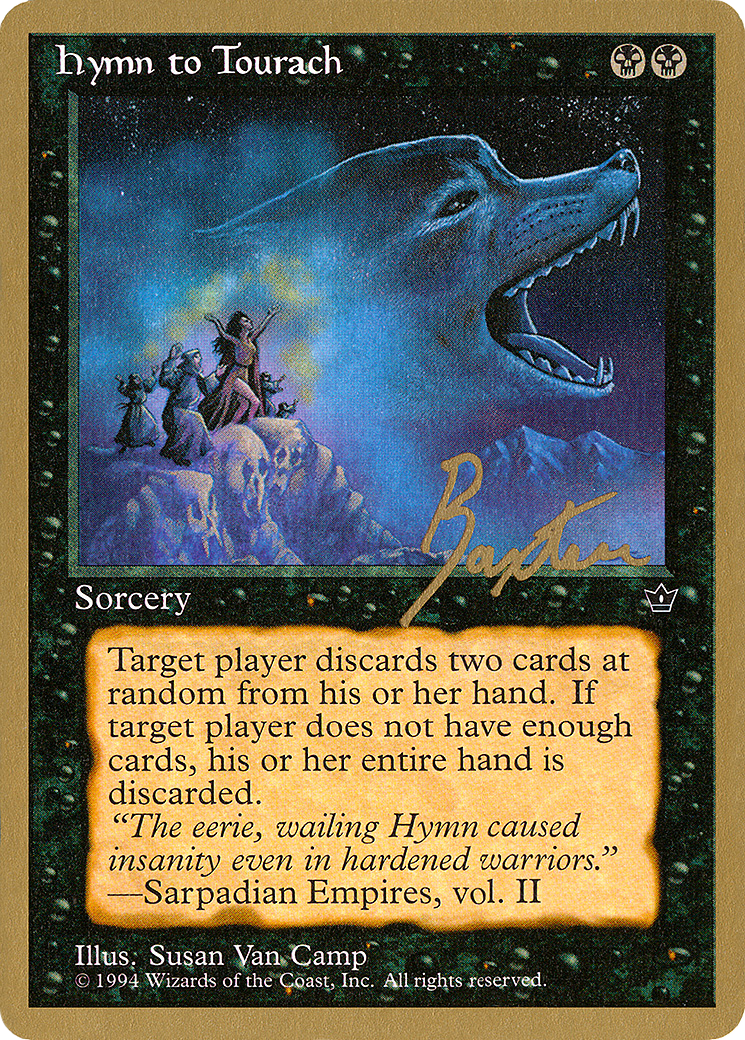 Hymn to Tourach (Wolf) - 1996 George Baxter (FEM) [Pro Tour Collector Set]