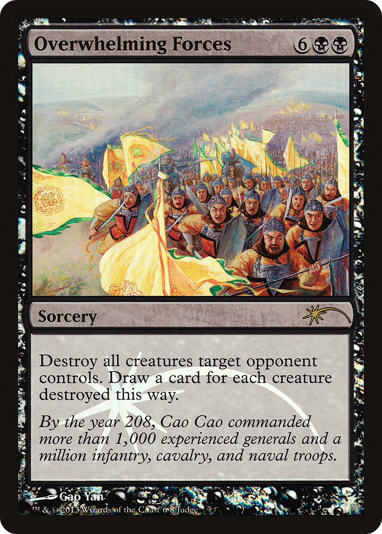 Overwhelming Forces (JDG-006) [Judge Gift Cards 2013] Foil