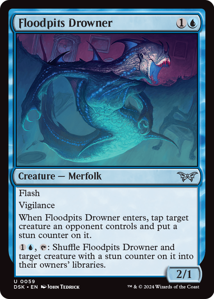 Floodpits Drowner (DSK-059) [Duskmourn: House of Horror]