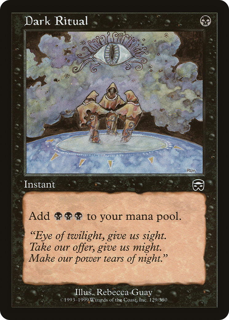 Dark Ritual (MMQ-129) [Mercadian Masques]