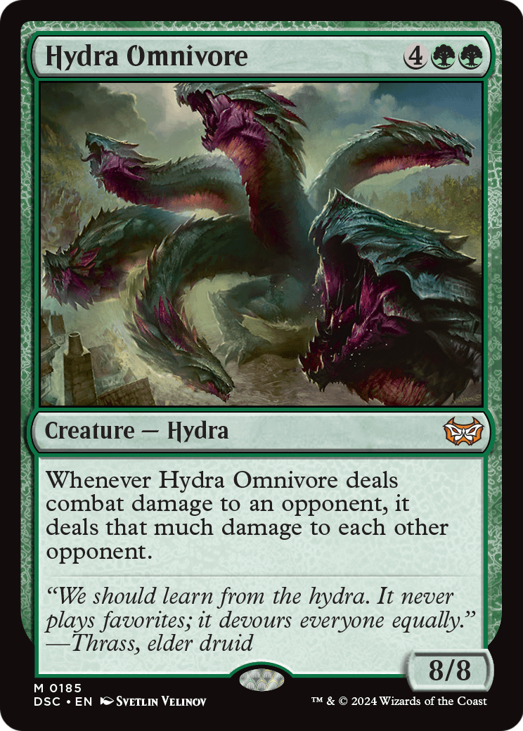 Hydra Omnivore (DSC-185) [Duskmourn: House of Horror Commander]