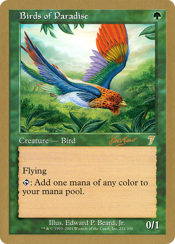 Birds of Paradise - 2002 Sim Han How (7ED) (WCD-SHH231) [World Championship Decks 2002]