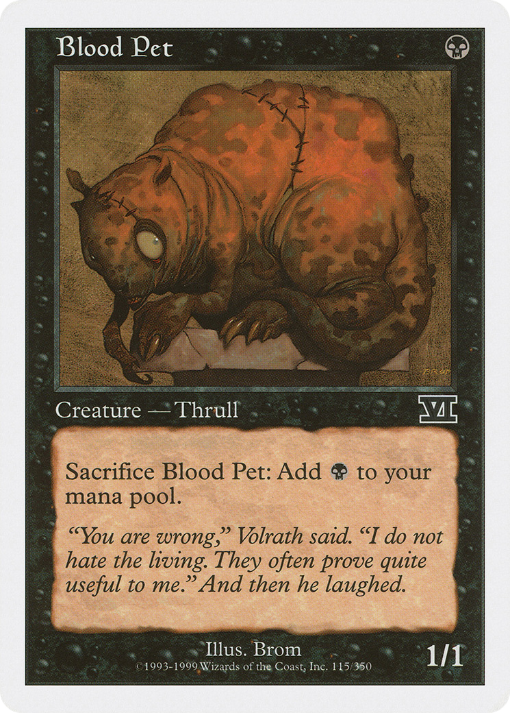 Blood Pet (6ED-115) [Classic Sixth Edition]