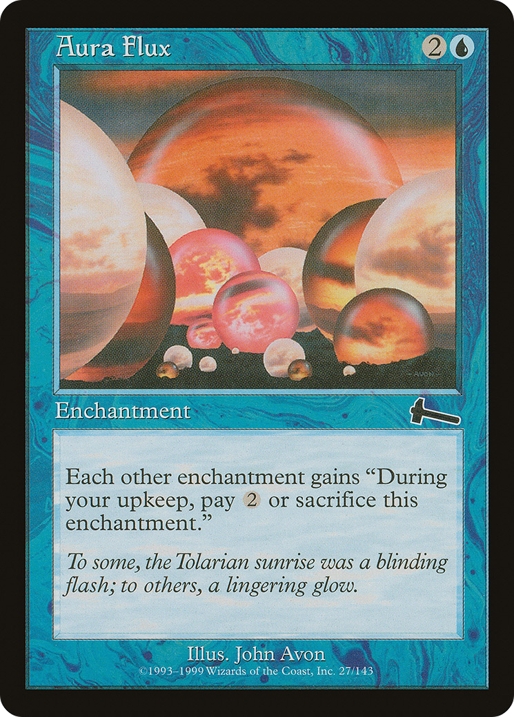Aura Flux (ULG-027) [Urza's Legacy] Foil