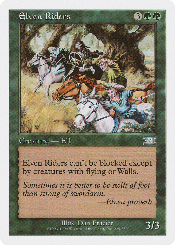 Elven Riders (6ED-225) [Classic Sixth Edition]