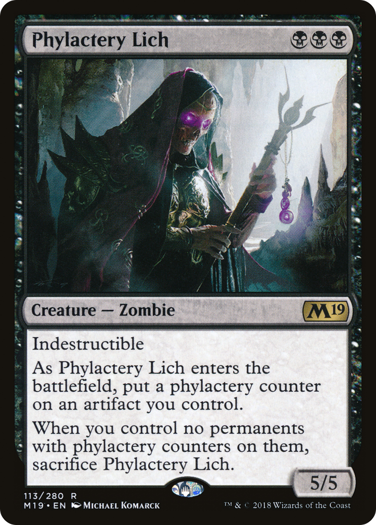 Phylactery Lich (M19-113) [Core Set 2019]
