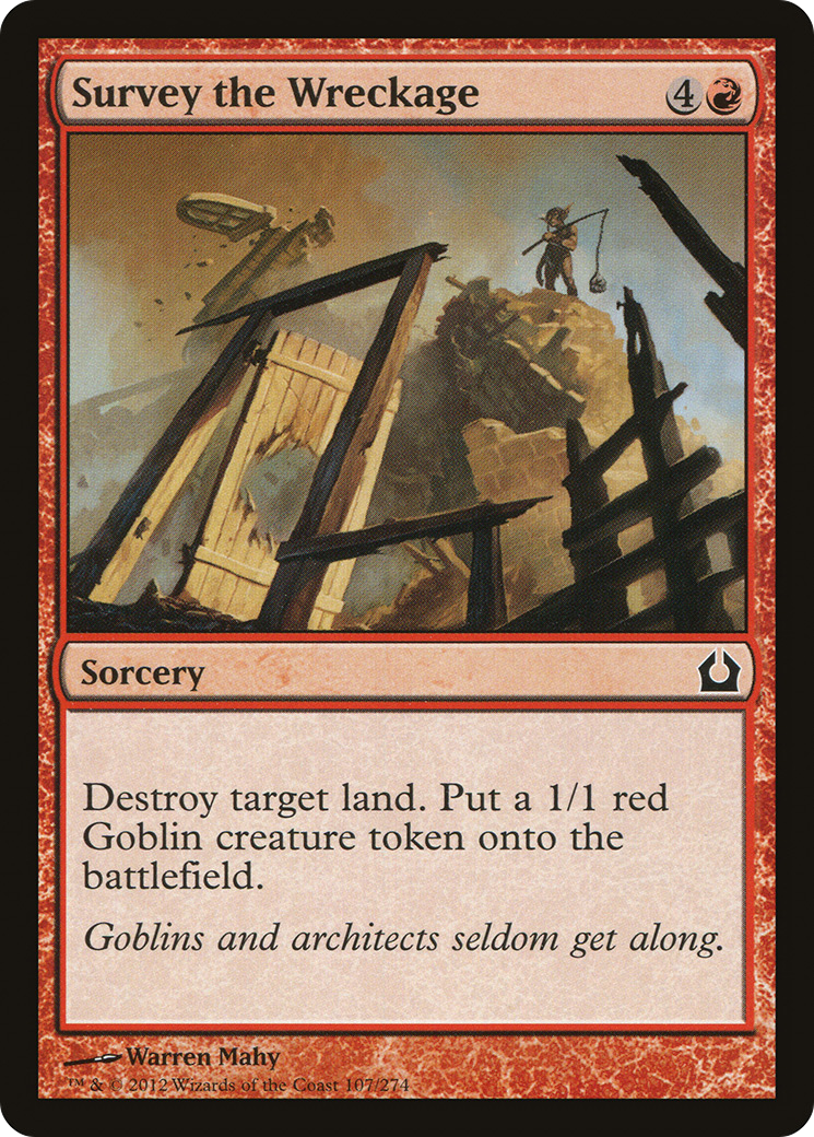Survey the Wreckage (RTR-107) [Return to Ravnica] Foil