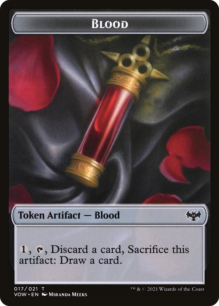 Blood (TVOW-017) [Innistrad: Crimson Vow Tokens] Foil